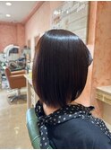 【梅雨時期前におすすめメニュー】髪質改善ストレート