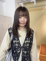 ロジェ(loje)&nbsp;[loje] レイヤーカット/デザイン/チェリーブラウン