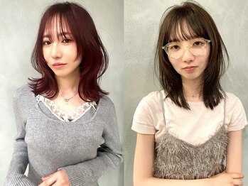 ウェイビーズ(WAVY'S)の写真/フェイスラインにこだわったレイヤーカットで小顔効果◎上品な女性らしい"くびれヘア"もお任せください！