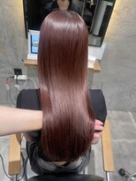 ラフィスヘアー シン 大分店(La fith hair SHIN)&nbsp;【La fith】艶のあるピンクブラウンカラー