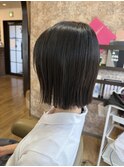 切りっぱなしボブ
