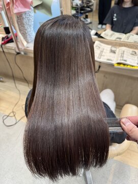 ラディシュ さがみ野(RADISH) ふんわり質感透明感艶感髪質改善トリートメント秋カラー