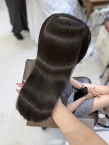 ハピネス 梅田茶屋町店(HAPPINESS)&nbsp;韓国風/レイヤーカット/顔周り/顔まわり/髪質改善/ベージュ