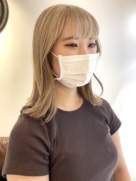 エル(EL.) ミルクティーベージュ/ミルクティーカラー/フルブリーチ/盛岡