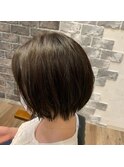 【廣田真弓】ハイライトで立体感ミニボブスタイル♪
