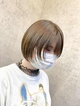 ティエル 町田店(tiel) 【ボブ】丸みボブ×顔まわりレイヤー