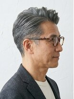 と和 巣鴨&nbsp;【50代メンズ】白髪を活かした大人のアップバングショート