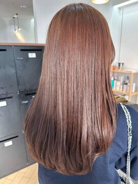 ユニ バイ マグ 長野店(Uni.by Mag) 大人可愛いブリーチなし透明感カラーグレージュ