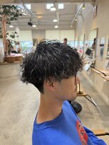 メンズクル(men's quru.)&nbsp;波巻きパーマ波巻きツイストスパイラルパーマメンズパーマ勝川駅