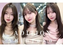 アディション 新宿(ADITION)の雰囲気（大人気ブリーチなしダブルカラー♪[韓国新宿レイヤーカット前髪]）