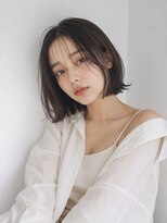 エイプリル 府中(APRiL)&nbsp;ミニボブ/小顔ボブ/30代ボブ/ハッシュカット小顔ヘア