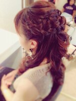 アチーブ 姫路店(Achieve)&nbsp;【Achieve】編み込みハーフアップ　Stylist　平石
