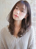 アフロート ルヴア(AFLOAT RUVUA)&nbsp;AFLOAT RUVUA新宿　京佳の『シースルーバングのひし形レイヤー』