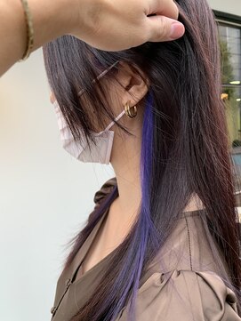 ヘアー アイス カンナ(HAIR ICI Canna) デザインカラー×イヤリングカラー