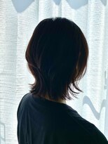 ティティ(TiTi) くすみブルー ボブウルフstyle【TiTi 今泉/ 福田 莉野】