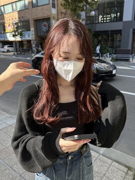 シカ(sica) チェリーブラウン ハイライトあり