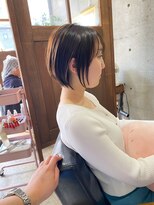 トト 船橋店(toto.)&nbsp;黒髪/グレーベージュ/レイヤーロング/前髪パーマ[西船橋/津田沼]