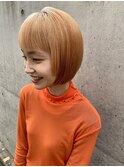 ハニーベージュ×ボブ