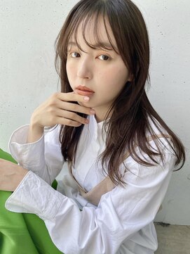 シュリット(schritt) 透け感ロングレイヤー　momoko