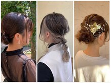 プア(PUA)の雰囲気（<シーンに合わせたヘアセット>）
