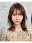 簡単スタイリング!大人可愛いくびれミディアム♪銀座