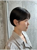 大人ボブ/ストレート/グレージュカラー/前髪/髪質改善[登戸]