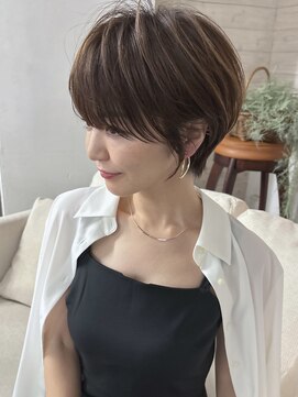 アンド ストーリーズ(&STORIES) ショートボブ髪型40代50代60代前髪あり前髪なし【橋本】