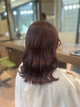 ヘアサロン アウラ(hair salon aura) 透明感カラーくすみブラウン