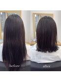 『髪質改善』ストレートエステ（縮毛矯正）（リタッチ可）