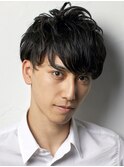 ビジネスマン 爽やか ニュアンスパーマ　ナチュラル 好感度ヘア