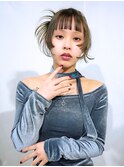 姫カット/セミロング/アレンジスタイル
