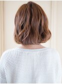 TRE南流山　細めハイライト×ボブパーマウェーブミディアムg