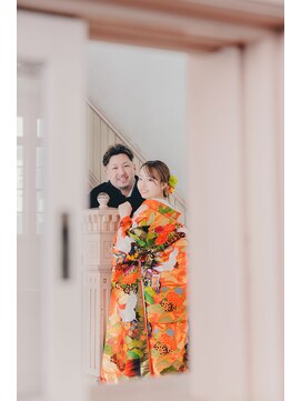 ヘアメイク ジェイエム 和装ロケーションフォト