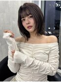 20代30代お洒落☆レイヤーボブレイヤーカット韓国