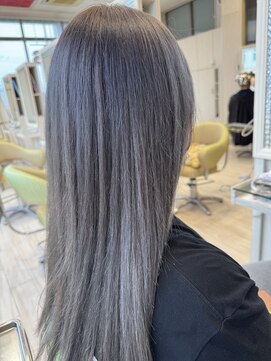 ビス ヘア アンド ビューティー 西新井店(Vis Hair＆Beauty) 20代30代大人可愛いダブルカラーブリーチハイトーンカラー