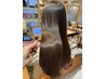 【全員】カット+艶カラー+最高峰**髪質改善プレミアムトリートメント