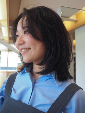 ビュートリアム 鎌倉小町(BEAUTRIUM) ミディアムレイヤーボブ/BEAUTRIUM鎌倉 カギワダ