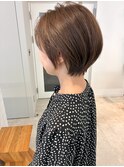 コンパクトショート/ショートボブ/大人ショート/白髪染め