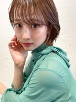 マルツ 銀座(maltu)&nbsp;【２０代３０代４０代大人かわいい美髪ネビージュショートボブ】