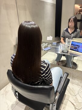 IJK 表参道 【縮毛矯正＋cut＋髪質改善トリートメント】