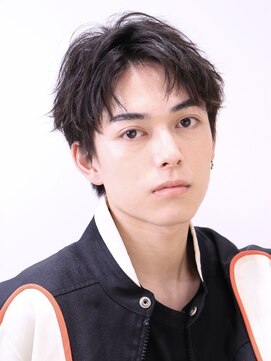 ルーシー 川越(LUCEY) センターパートフェザーパーマシャドウパーマメンズパーマ