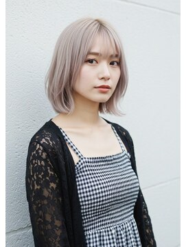 ブリックバイブレイス 千葉 千葉中央(brick by brace) 千葉駅/着物ヘア/大人ガーリー/ダークアッシュ/似合わせカット