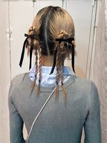 アンニュ(annuy) ヘアセット ヘアアレンジ カチモリヘア ブリーチ ハイトーン