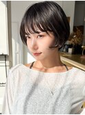 大人可愛い20代30代40代50代小顔ショートボブナチュラルショート