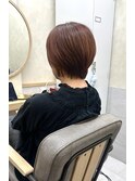 白髪ぼかしオレンジブラウン