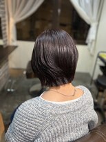 アクロ あべの店(ACRO)&nbsp;切りっぱなしボブ＆ラベンダーレッド