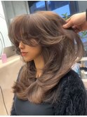 春夏オススメの重軽ミディアムレイヤー/ミルクティーベージュ