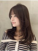 丸みショート/カーテンバング/顔周りカット/ダークブルー☆374
