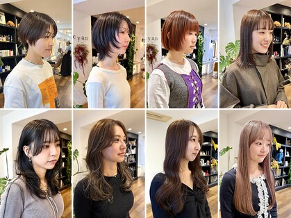 シアン ヘア デザイン(cyan hair design)の写真