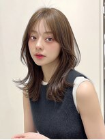 レア 銀座(Le'a)&nbsp;レイヤーカットハイレイヤー顔周りカット韓国風レイヤー髪質改善